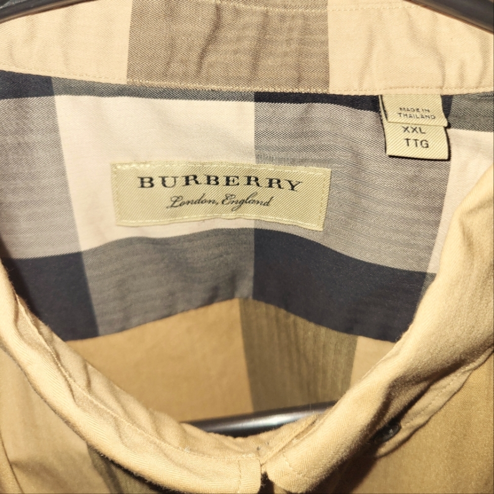 Burberry Somerton long sleeve mens shirt XXL